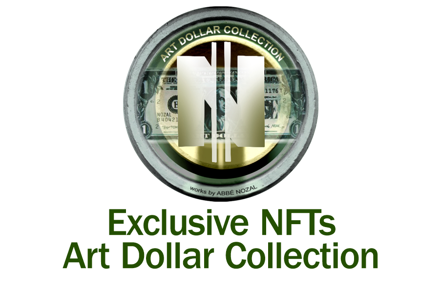 Acceso al escaparate de subastas de Opensea para NFTs Art Dollar collection of Abbe Nozal