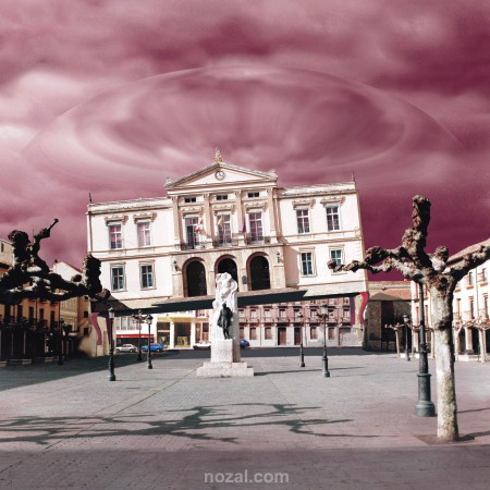 Pasado, presente y futuro (Plaza Mayor de Palencia)